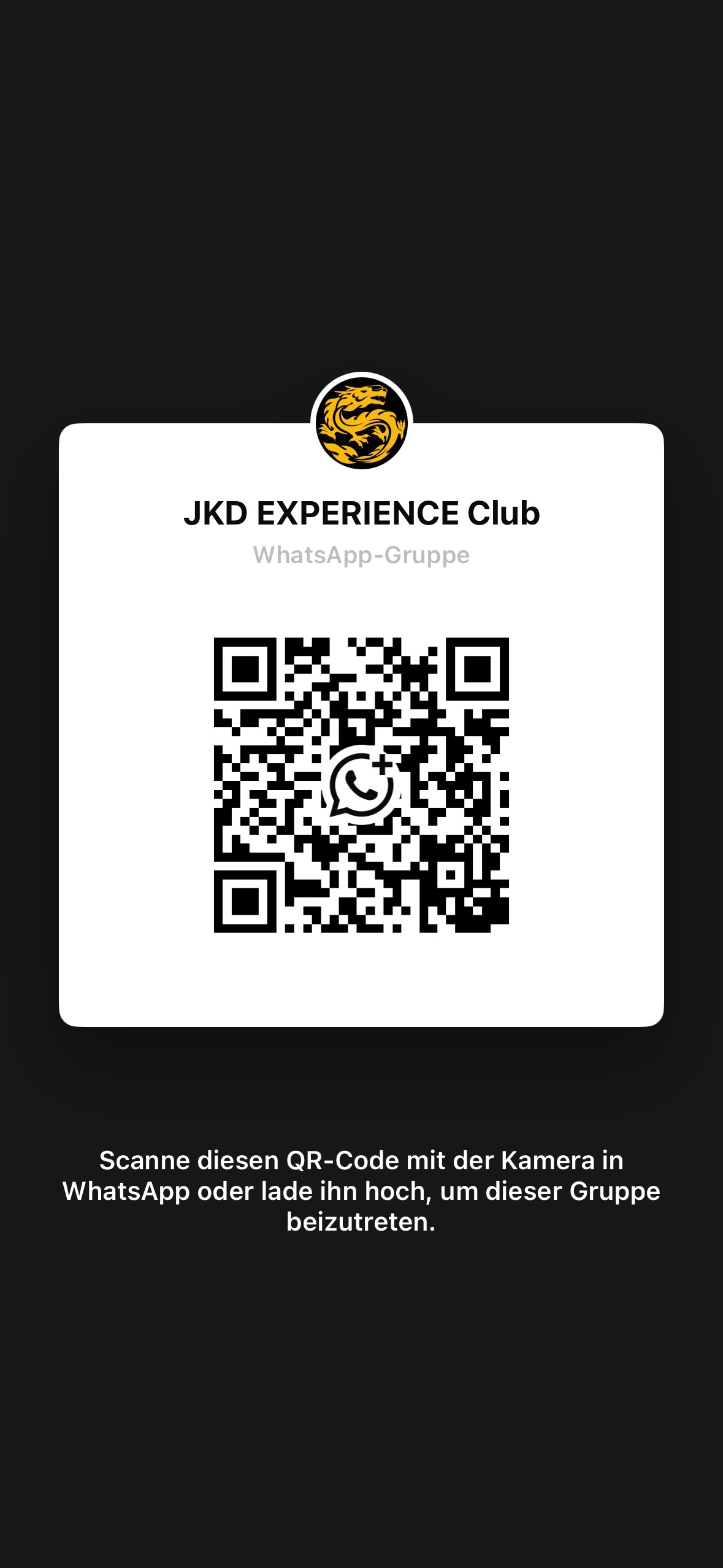 WhatsApp Gruppe QR Code